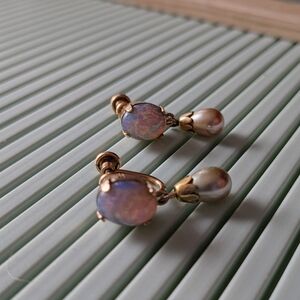 12k GF Vintage Van Dell Drop Earrings